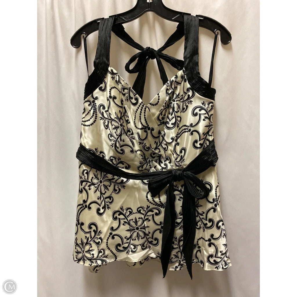 Top Sleeveless By White House Black Market In Cream, Size: M