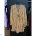 Blouse Long Sleeve By Free People In Floral Print, Size: L