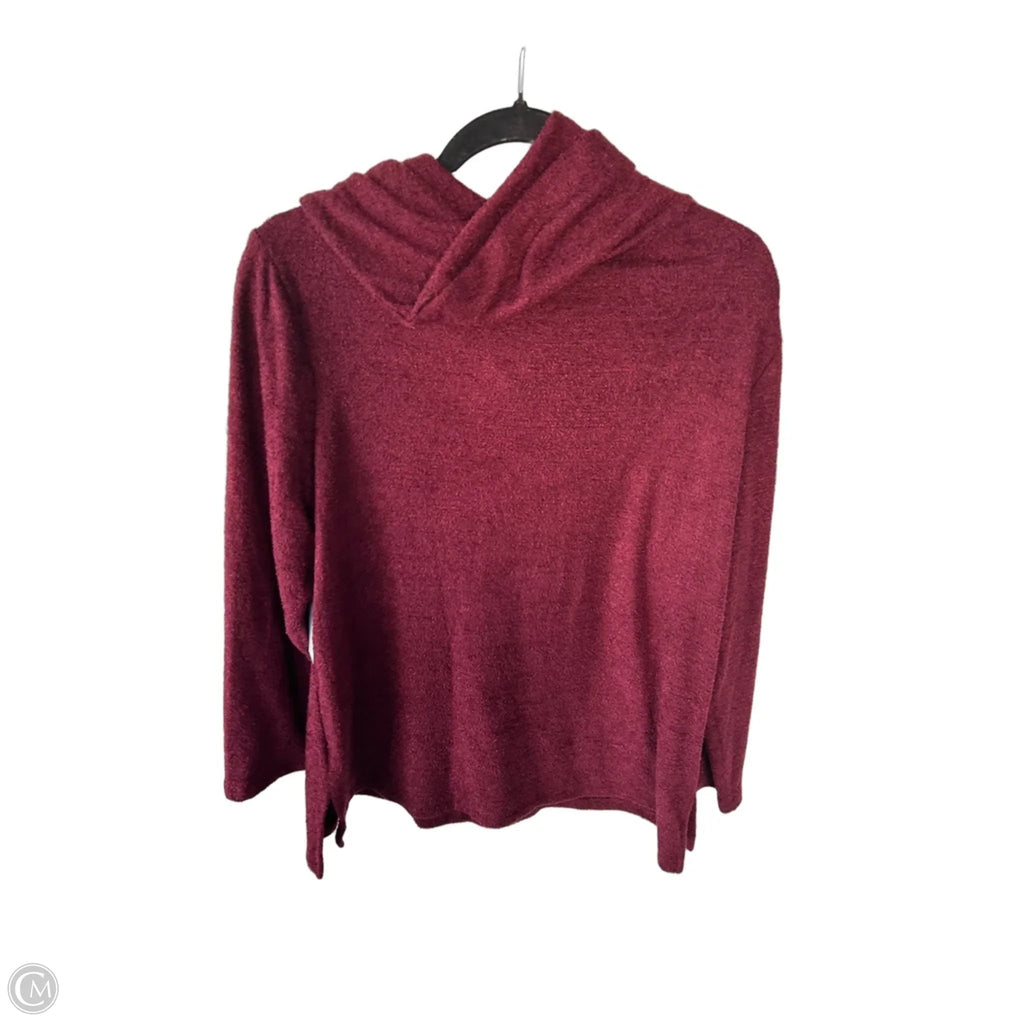 Sweater By Chicos In Red, Size: L
