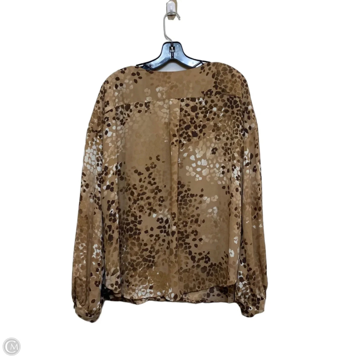 Top Long Sleeve By Ann Taylor In Animal Print, Size: Xxl