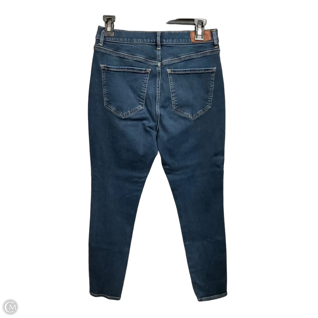 Jeans Skinny By Express In Blue Denim, Size: 6