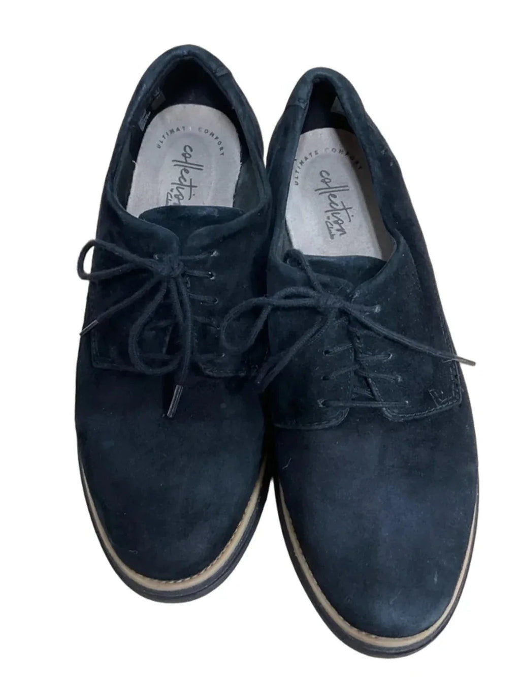 Shoes Flats By Clarks In Black, Size: 8