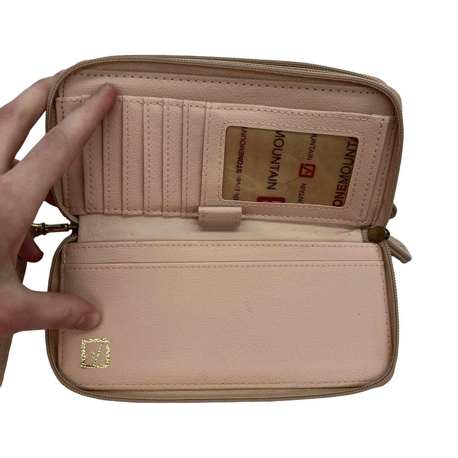 Wallet By Stone Mountain In Pink, Size:Large