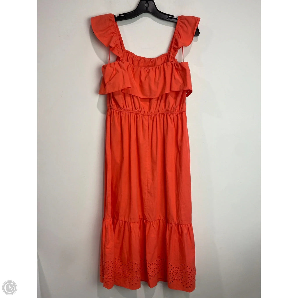 Dress Casual Maxi By Lc Lauren Conrad In Coral, Size: M