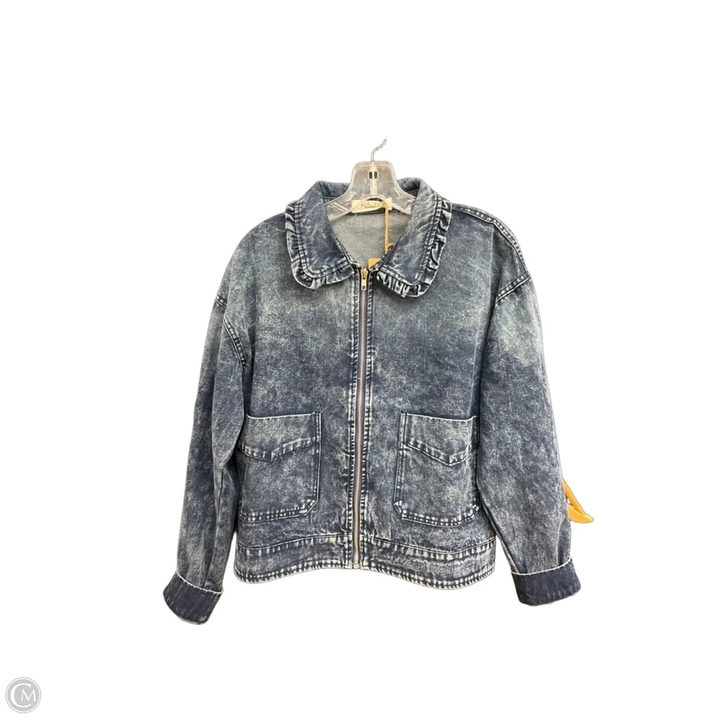 Jacket Denim By Cmc In Blue Denim, Size: M