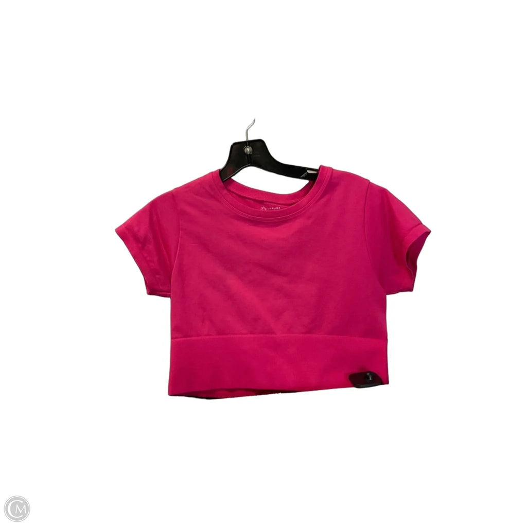 Athletic Top Short Sleeve By Aerie In Pink, Size: M