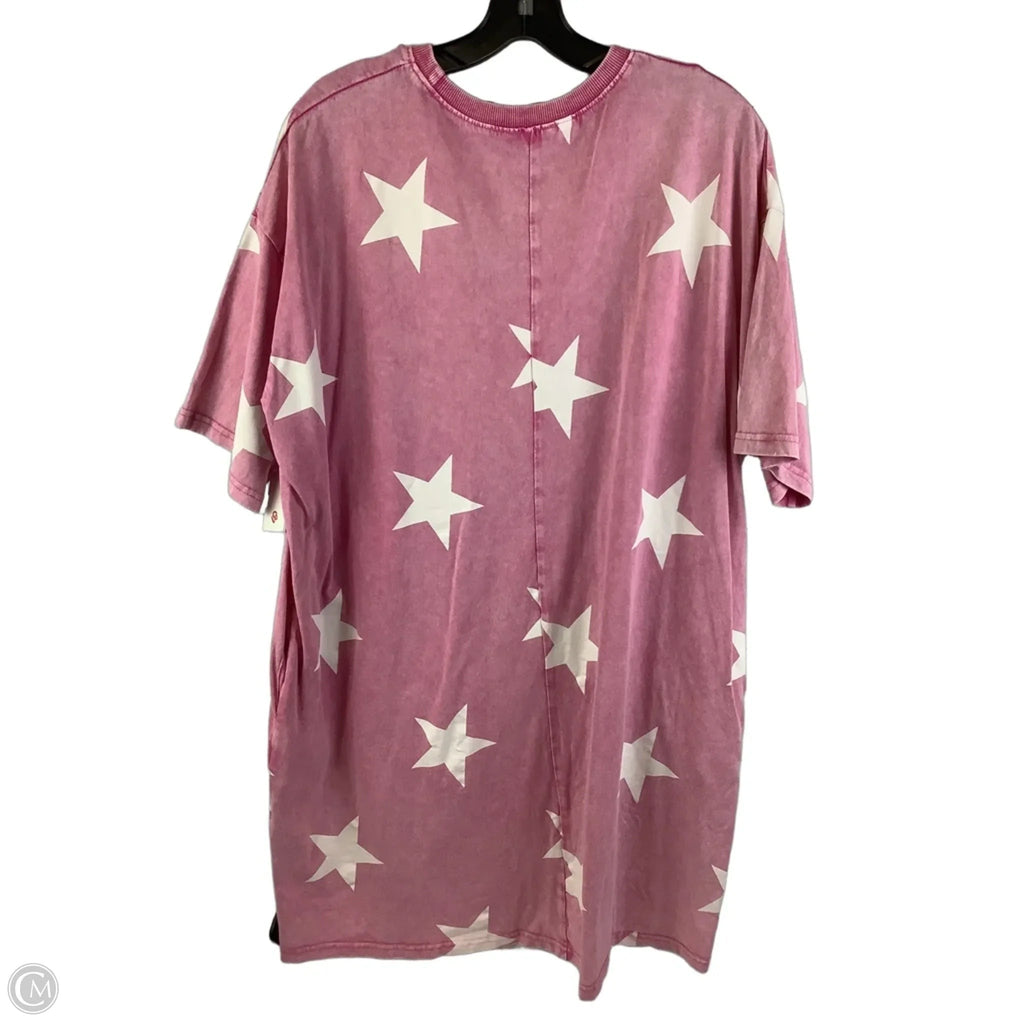 Dress Casual Short By Easel In Pink, Size: M