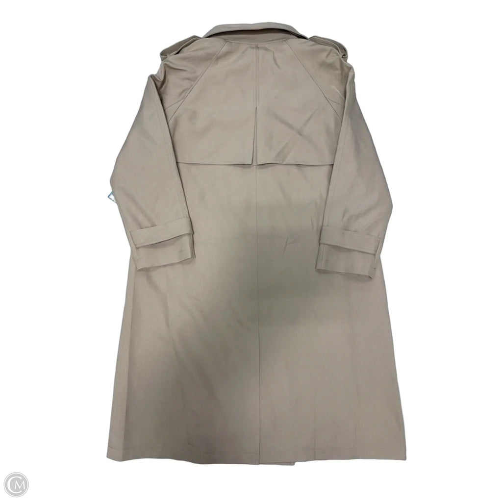 Coat Trench Coat By Joie In Brown, Size: L