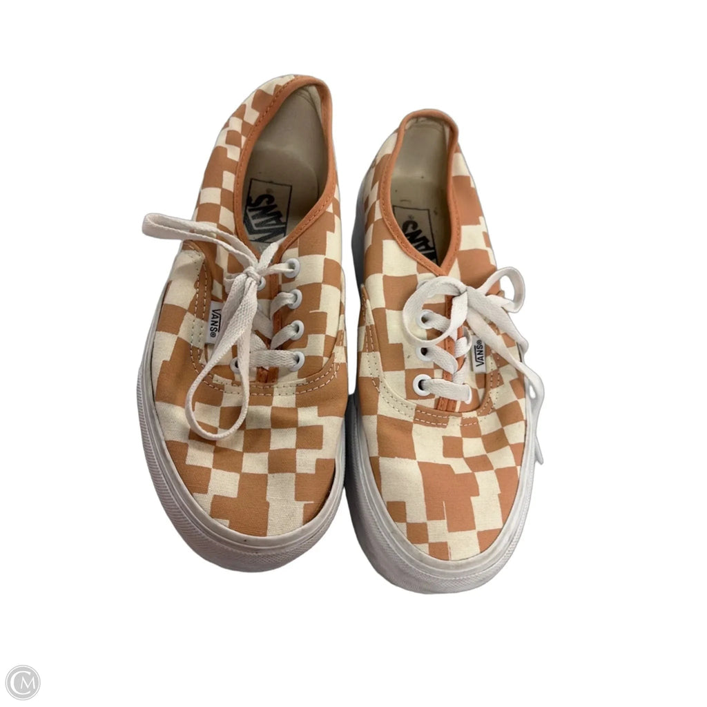Shoes Sneakers By Vans In Checkered Pattern, Size: 7.5
