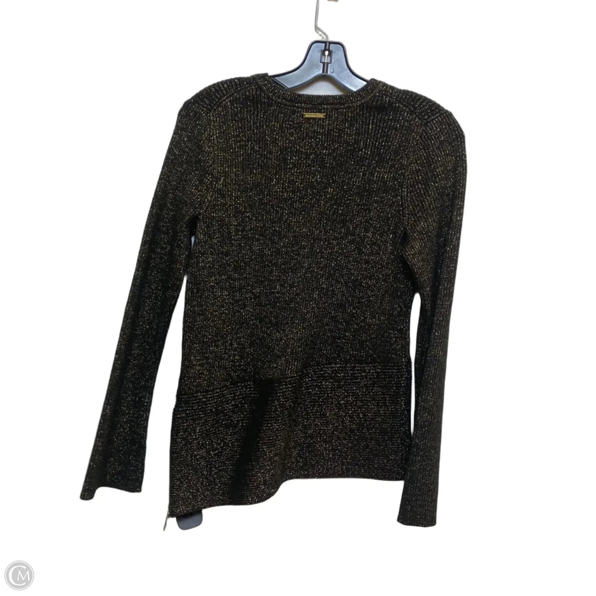 Sweater By Michael By Michael Kors In Black & Gold, Size: Xs
