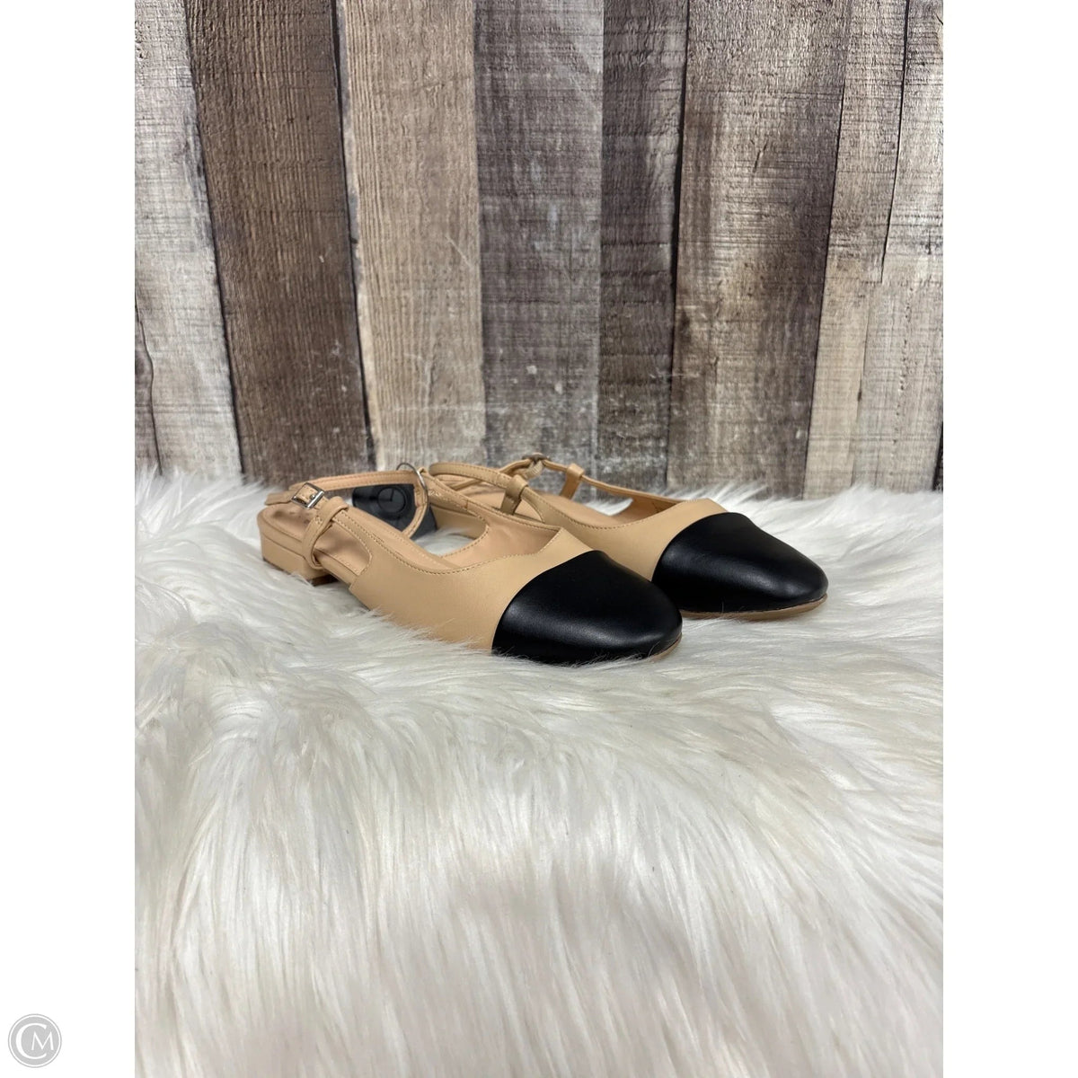 Shoes Flats By A New Day In Beige, Size: 6