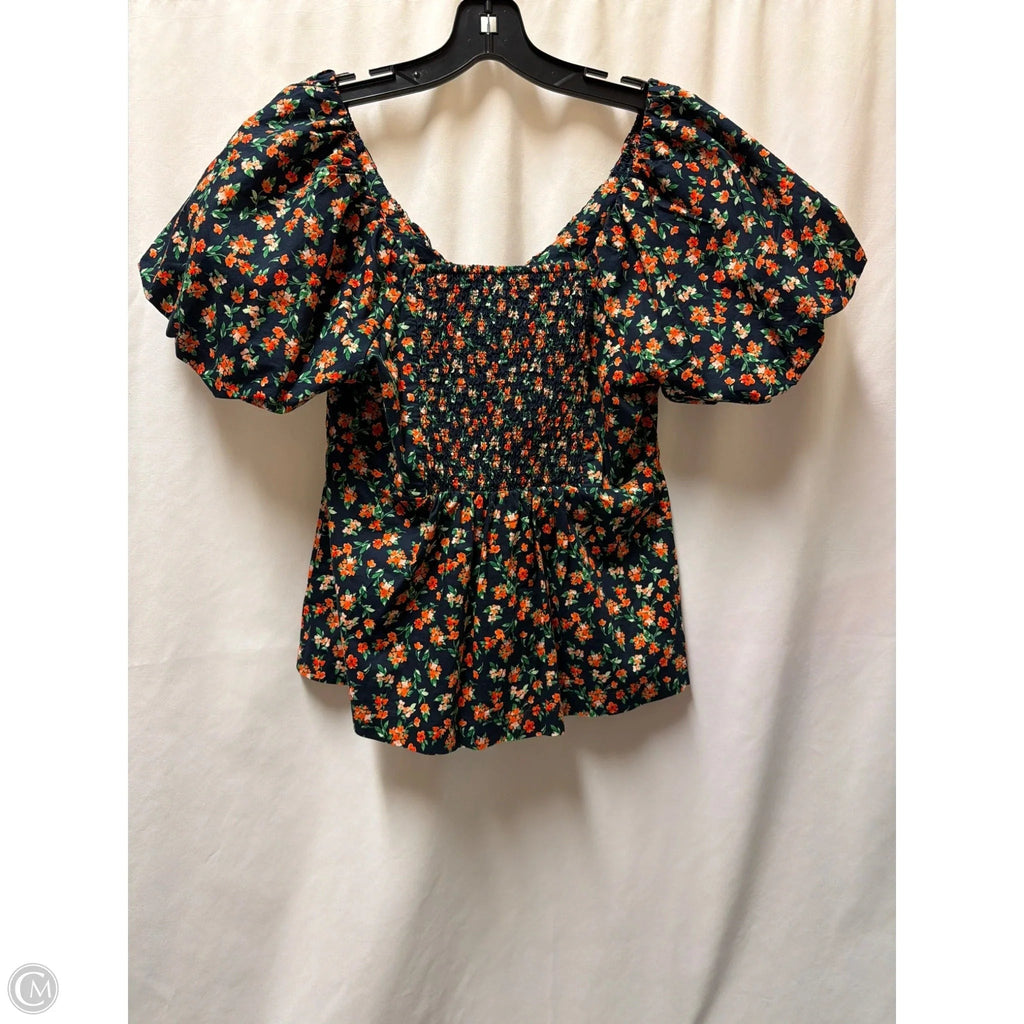 Top Short Sleeve By Old Navy In Navy, Size: L