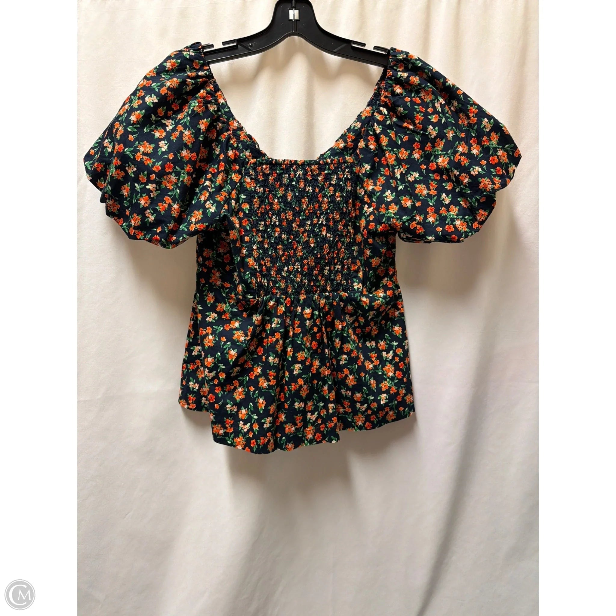 Top Short Sleeve By Old Navy In Navy, Size: L