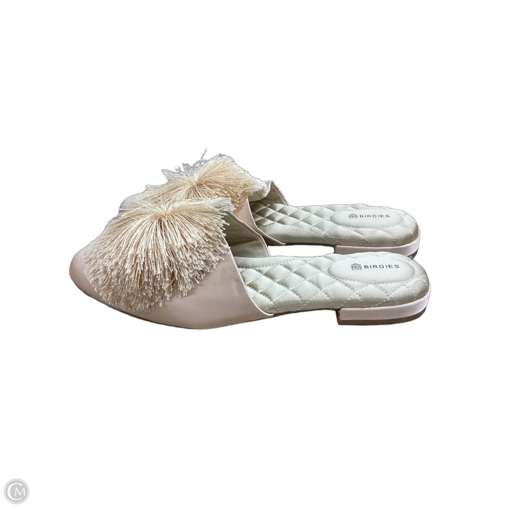 Shoes Flats By Birdies In Gold, Size: 9