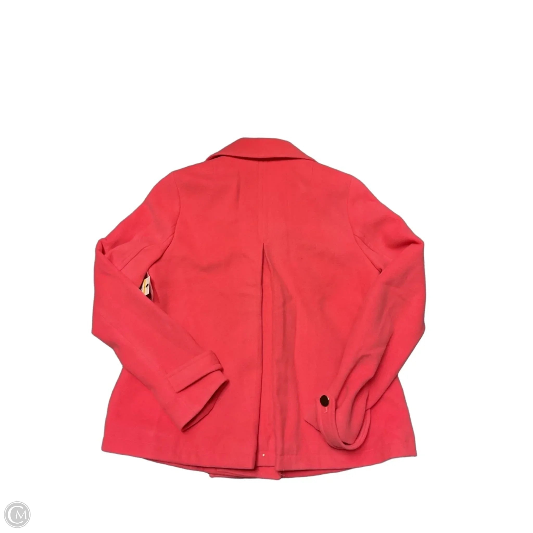 Coat Peacoat By Crown And Ivy In Coral, Size: M