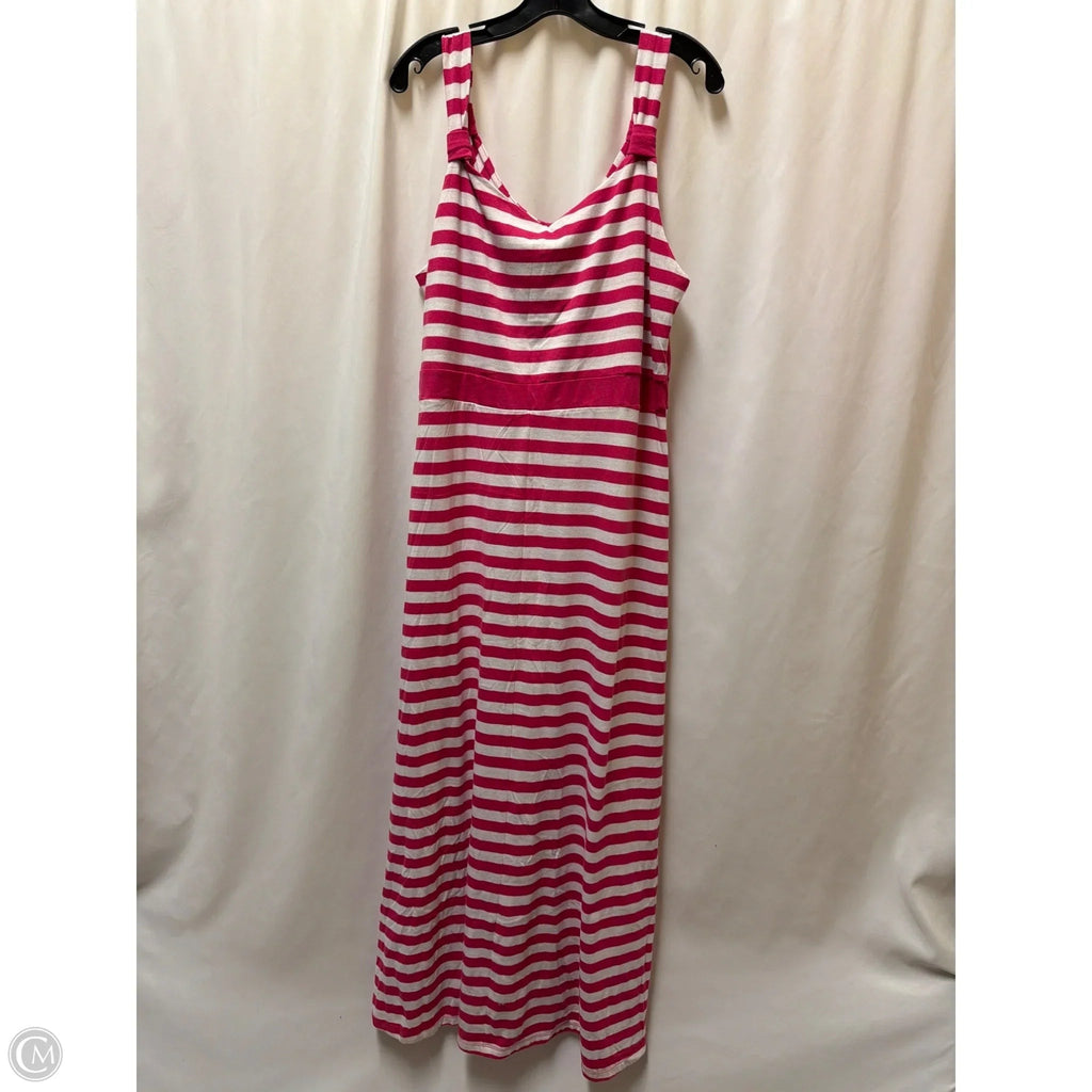 Dress Casual Maxi By Faded Glory In Pink, Size: 1x
