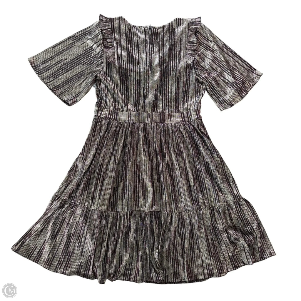 Dress Designer By Lilly Pulitzer In Gold & Purple, Size: L