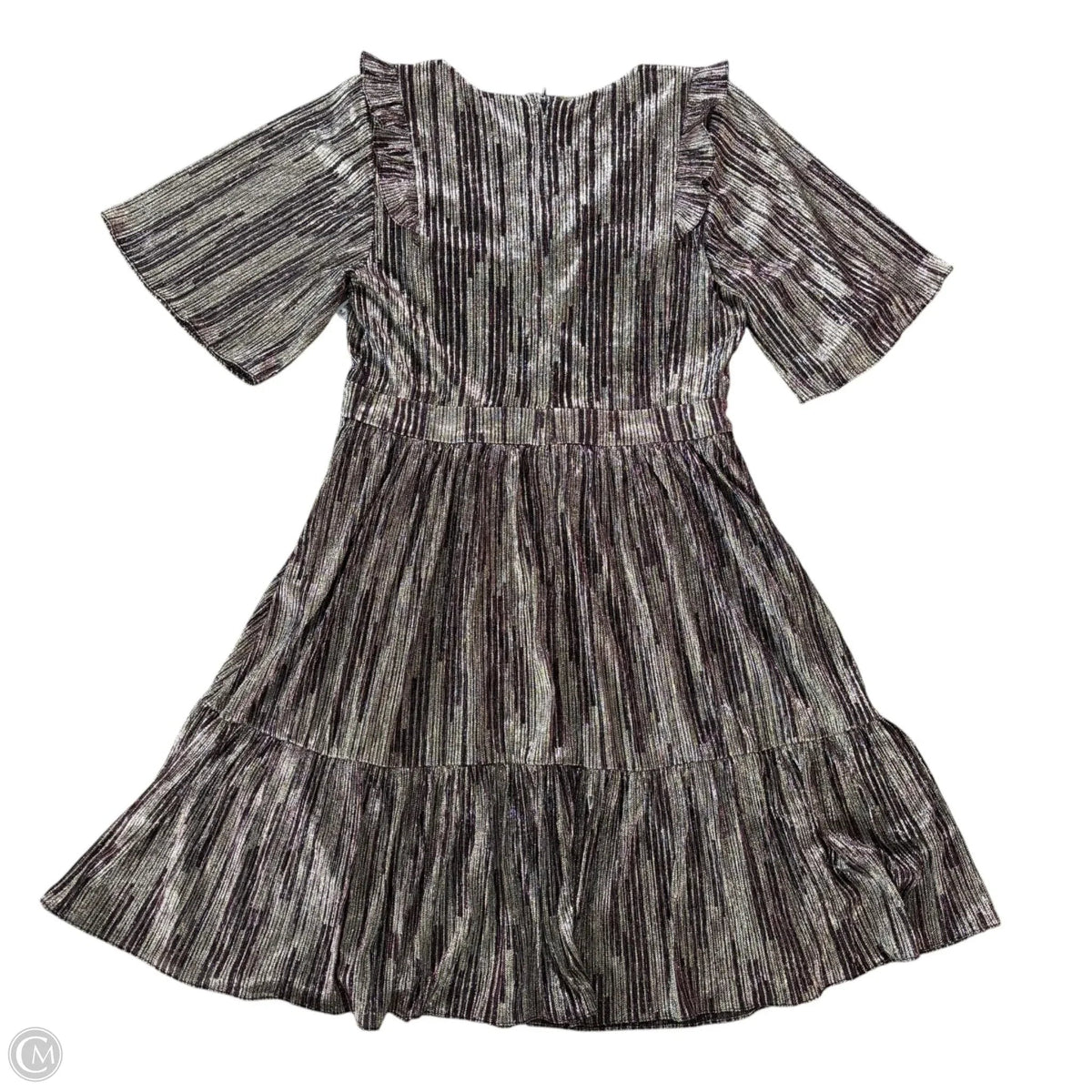 Dress Designer By Lilly Pulitzer In Gold & Purple, Size: L