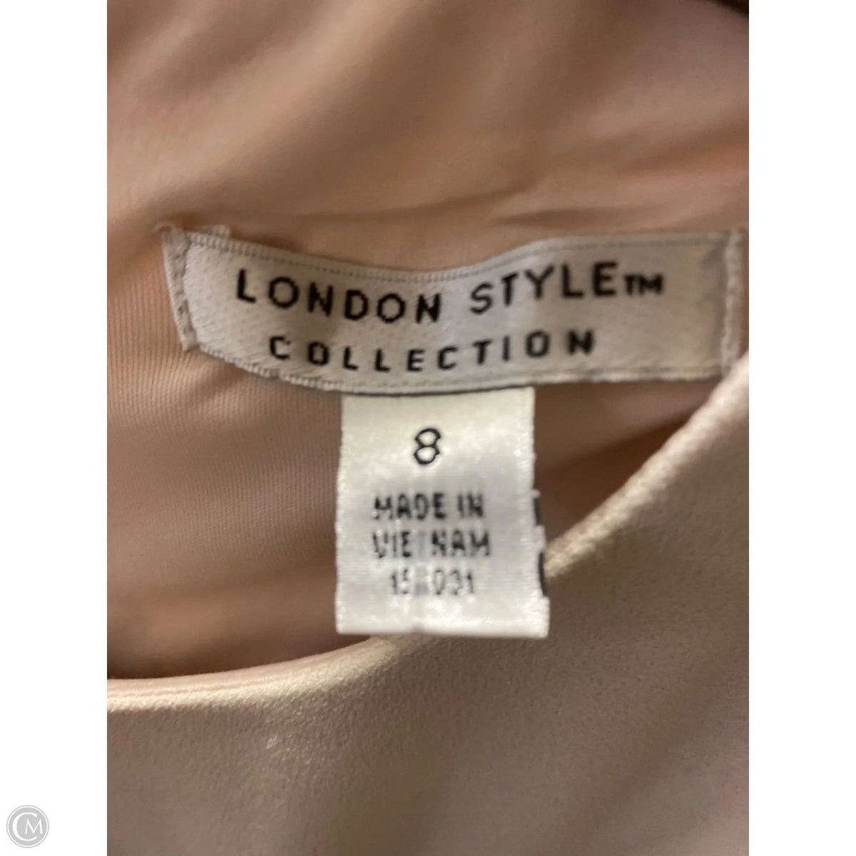 Dress Casual Maxi By London Style In Cream, Size: M