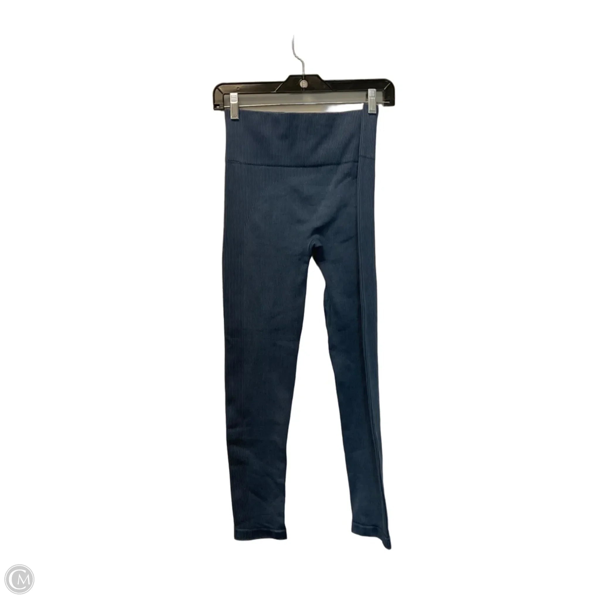 Athletic Leggings By Spanx In Blue, Size: M