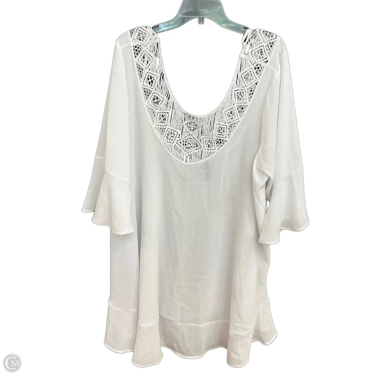 Dress Casual Short By Torrid In White, Size: 3x