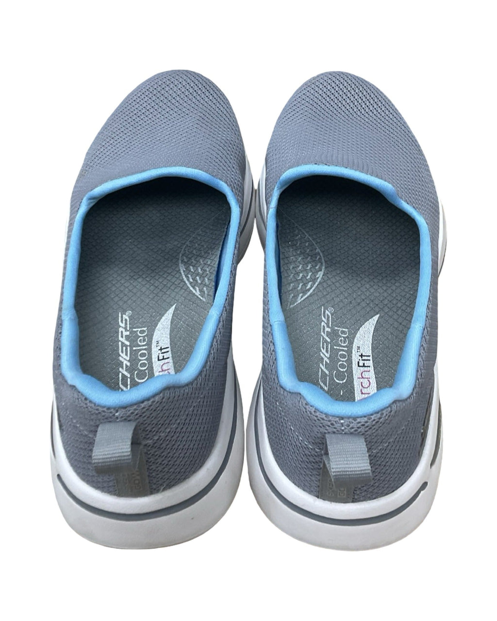 Shoes Athletic By Skechers In Grey, Size:7