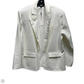 Blazer By Clothes Mentor In White, Size: Xl