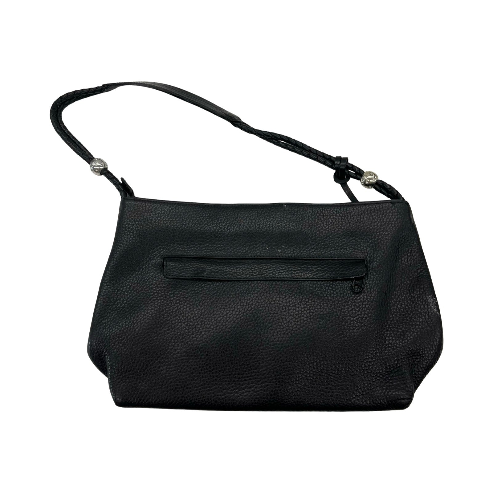 Handbag Leather By Brighton In Black, Size:Medium
