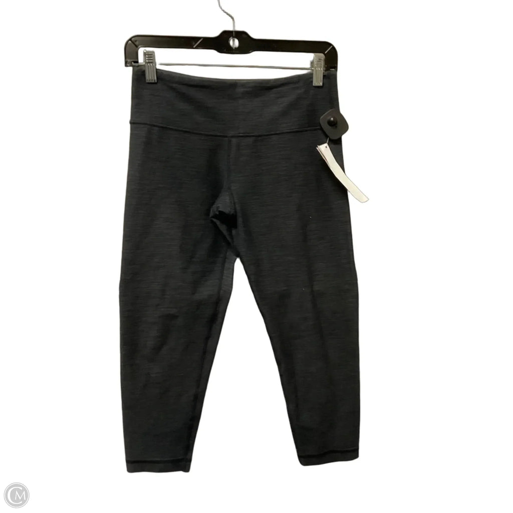 Athletic Capris By Lululemon In Grey, Size: 6