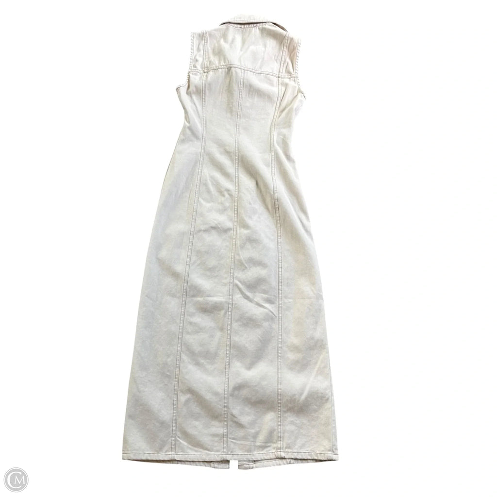 Dress Casual Maxi By House Of Harlow In Cream Denim, Size: Xs