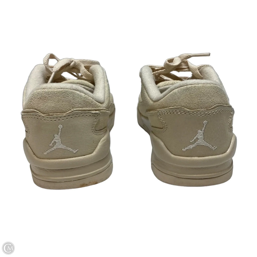 Shoes Luxury Designer By Jordan In Cream, Size: 7.5