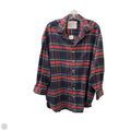 Top Long Sleeve By Frank And Eileen In Plaid Pattern, Size: Osfm