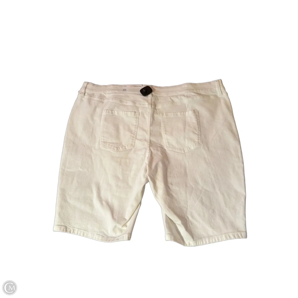 Shorts By Liz Claiborne In White, Size: 24