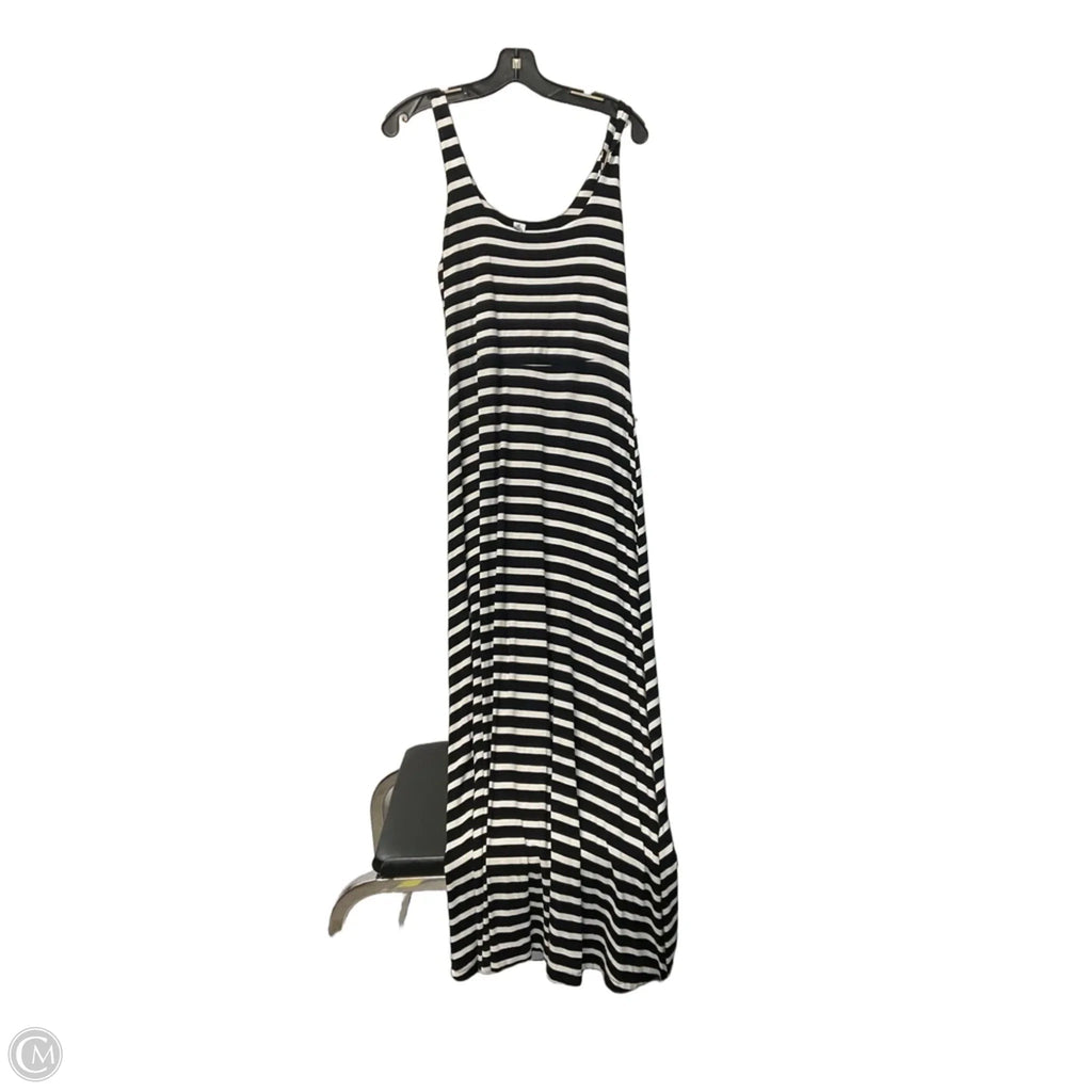 Dress Casual Maxi By Old Navy In Striped Pattern, Size: S