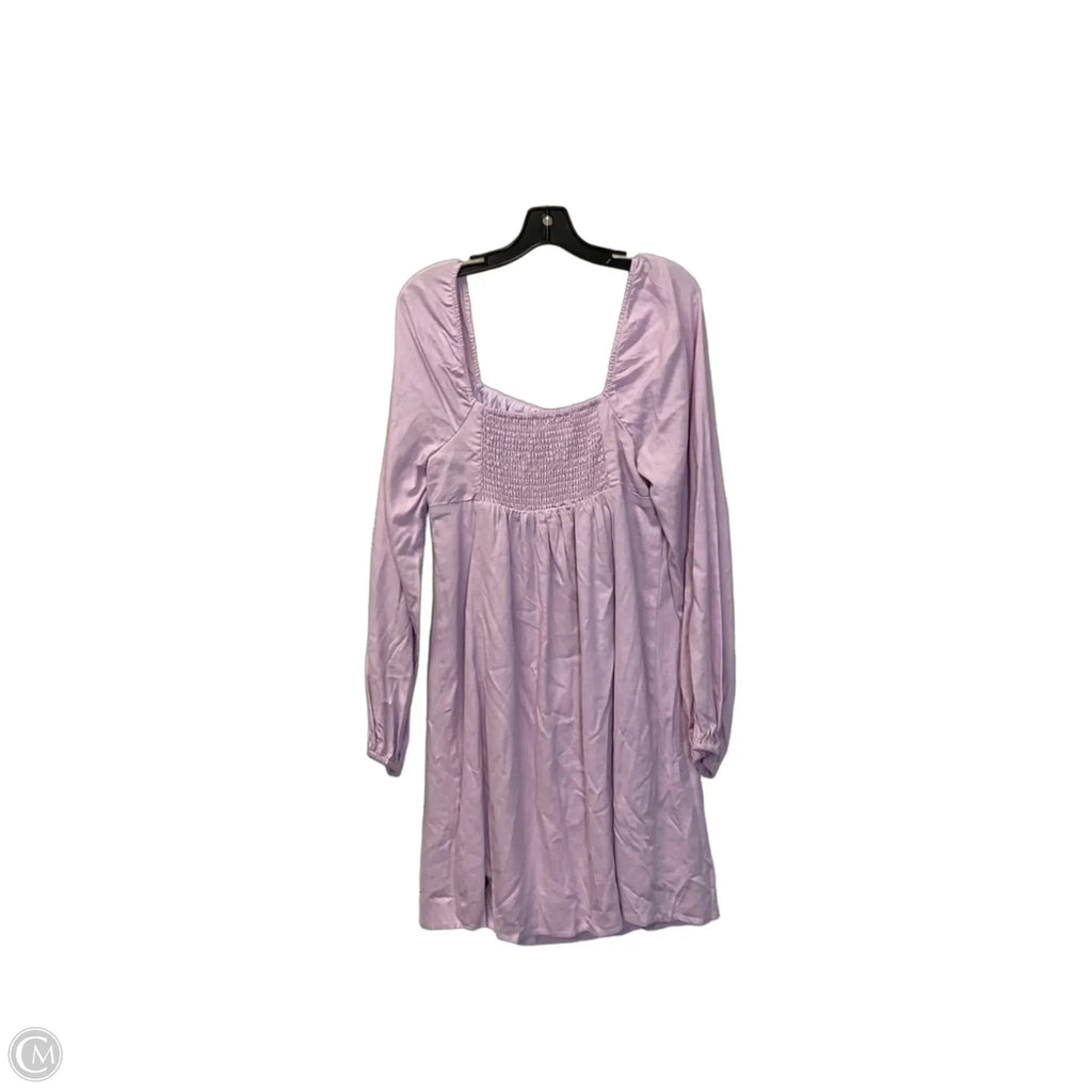 Dress Casual Midi By Gb In Purple, Size: Xl