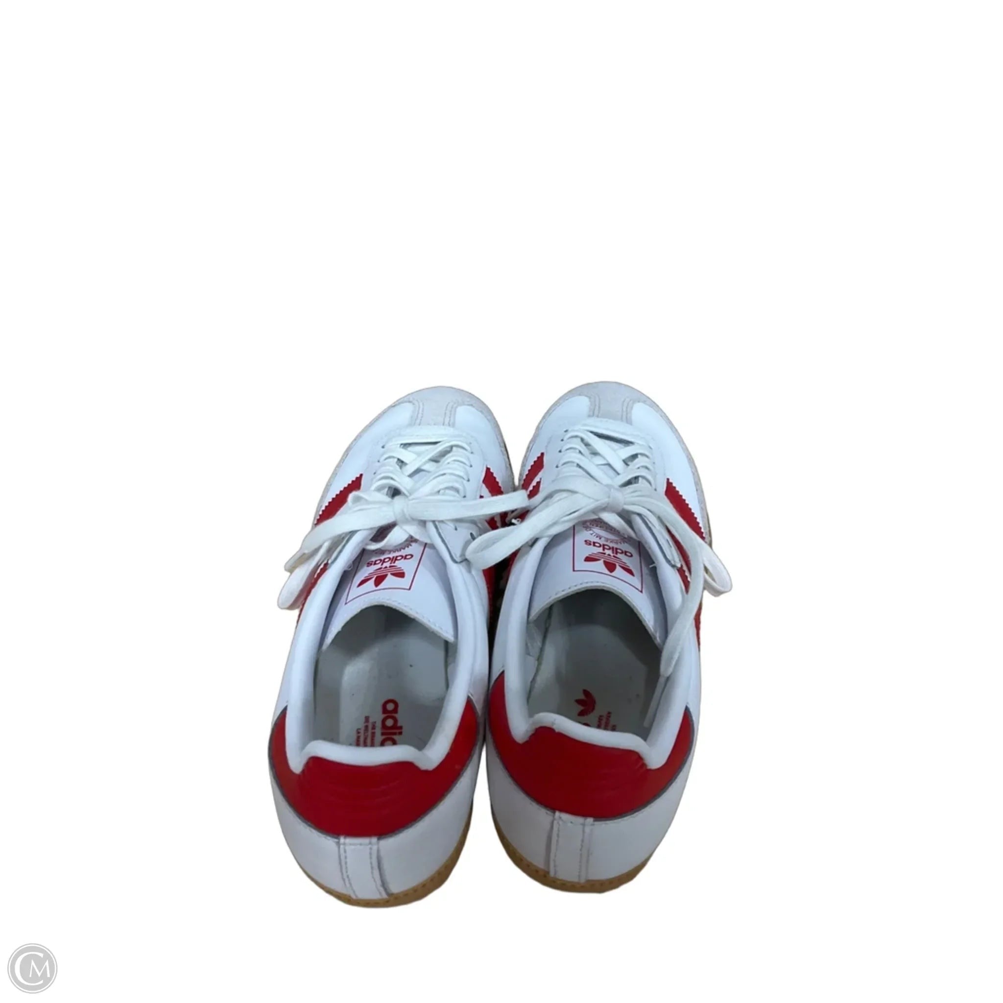 Shoes Athletic By Adidas In Red & White, Size: 7