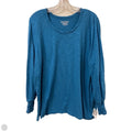 Top Long Sleeve By Chicos In Blue, Size: 1x