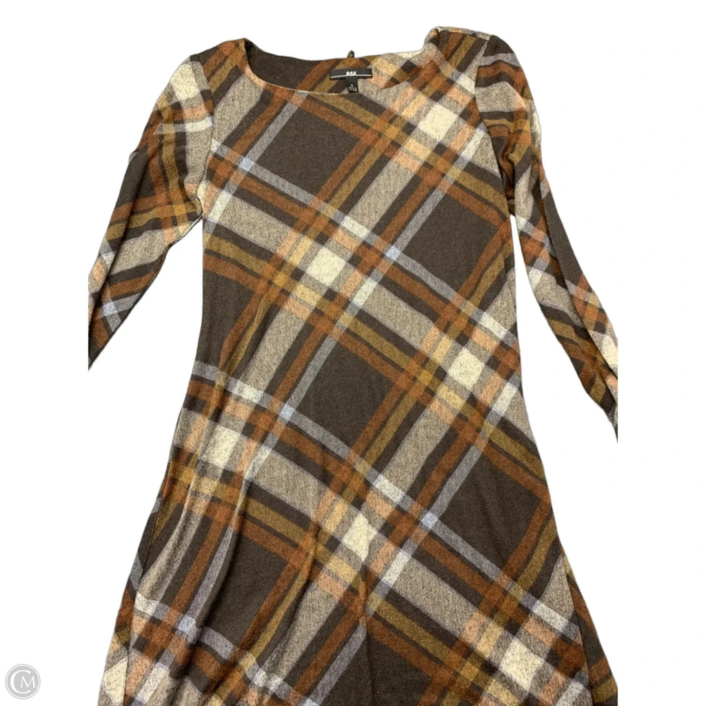 Dress Sweater By R And K Originals In Brown, Size: S