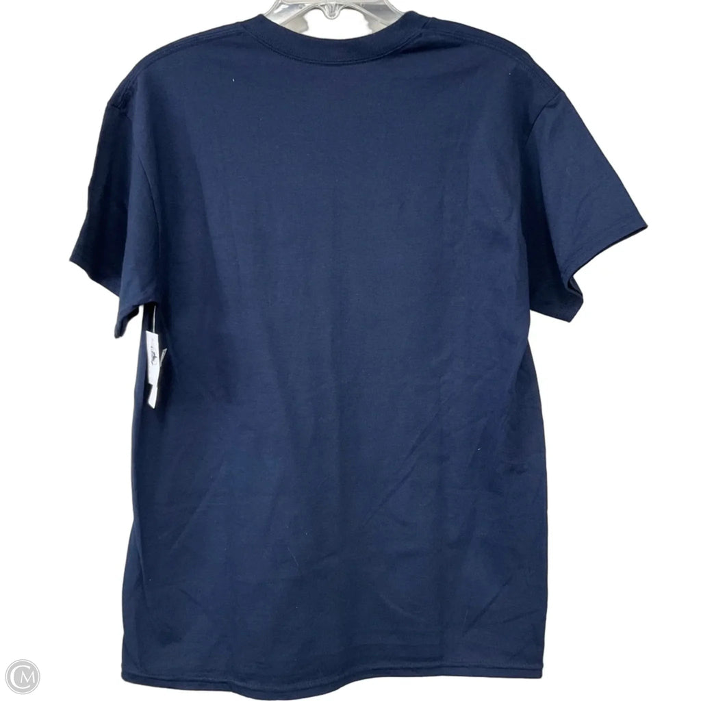 Top Short Sleeve By Disney In Navy, Size: M