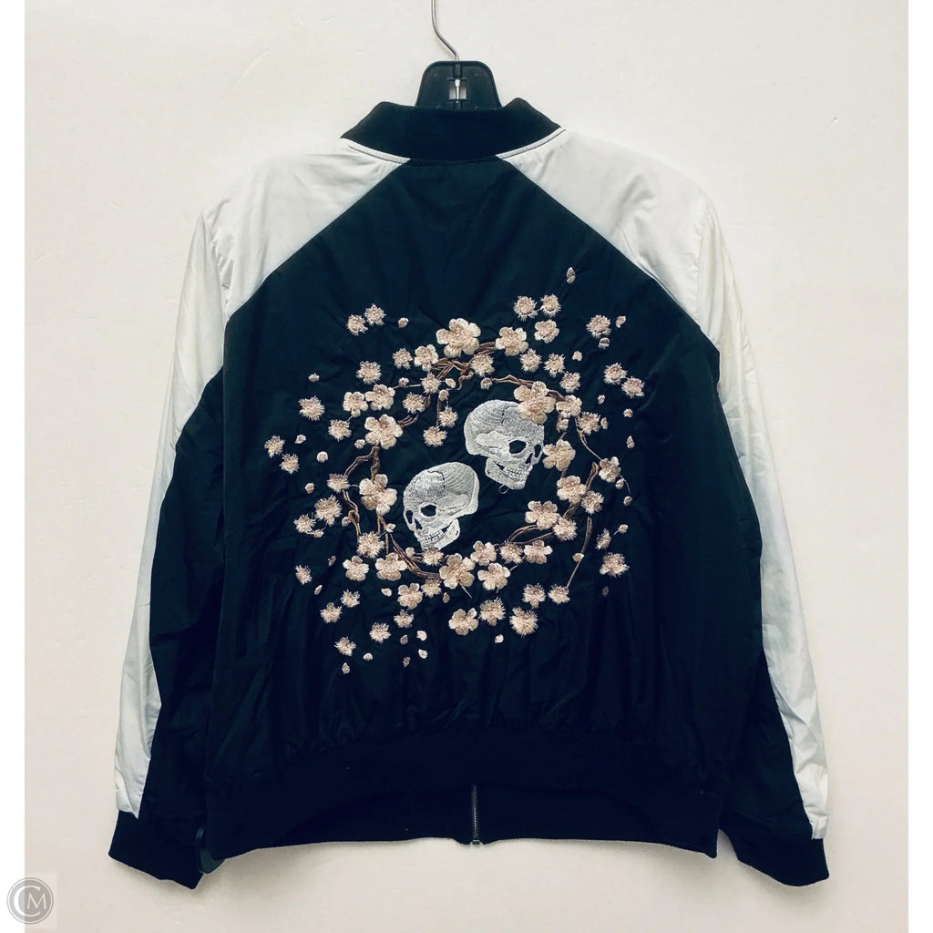 Jacket Other By Torrid In Black & White, Size: 1x