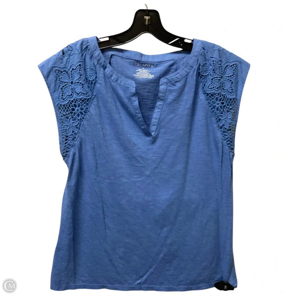 Top Sleeveless By Talbots In Blue, Size: M