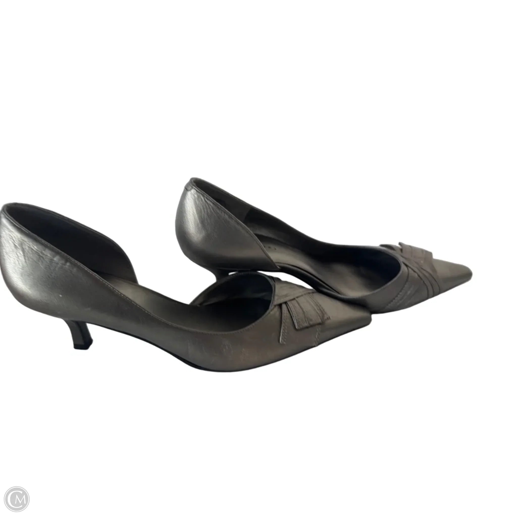 Shoes Heels Kitten By Bandolino In Gold, Size: 8