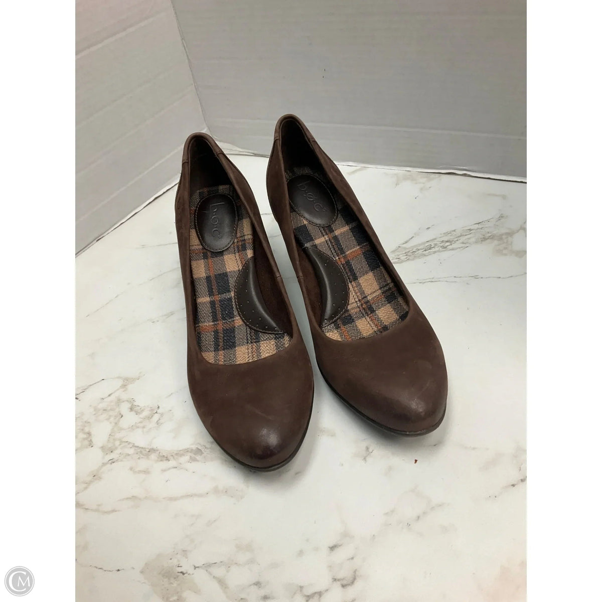 Shoes Heels Block By Boc In Brown, Size: 7