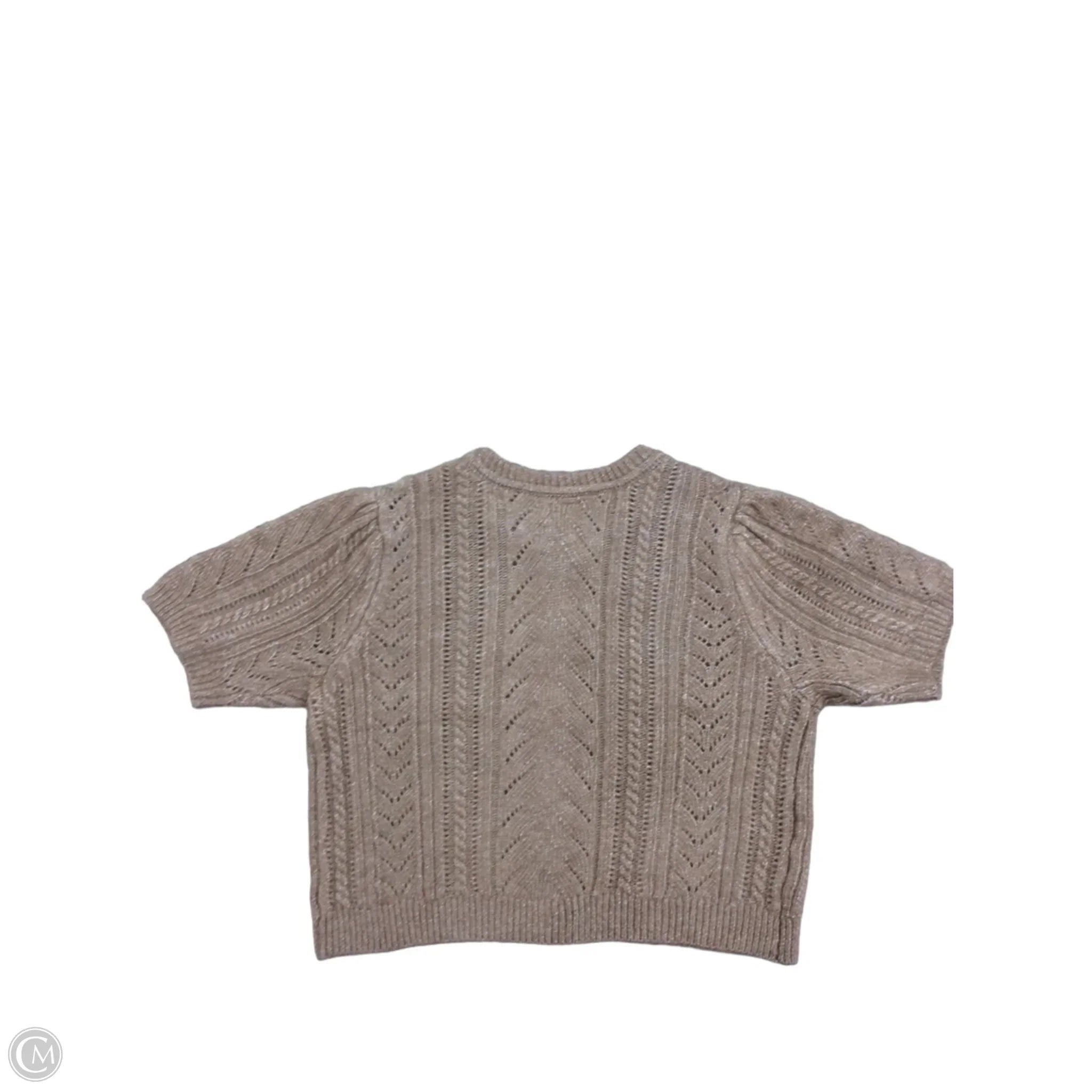 Sweater Cardigan By A New Day In Tan, Size: Xl