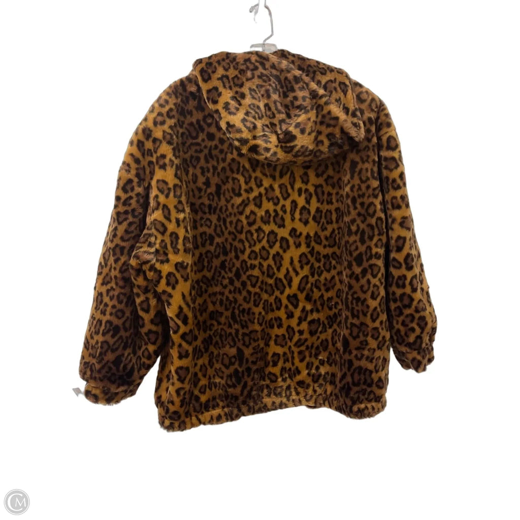 Coat Other By Clothes Mentor In Leopard Print, Size: M