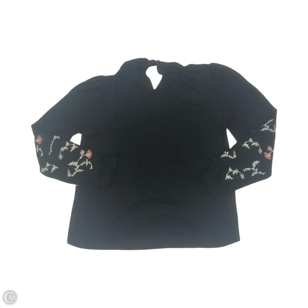 Top Long Sleeve By Loft In Black, Size: Xs