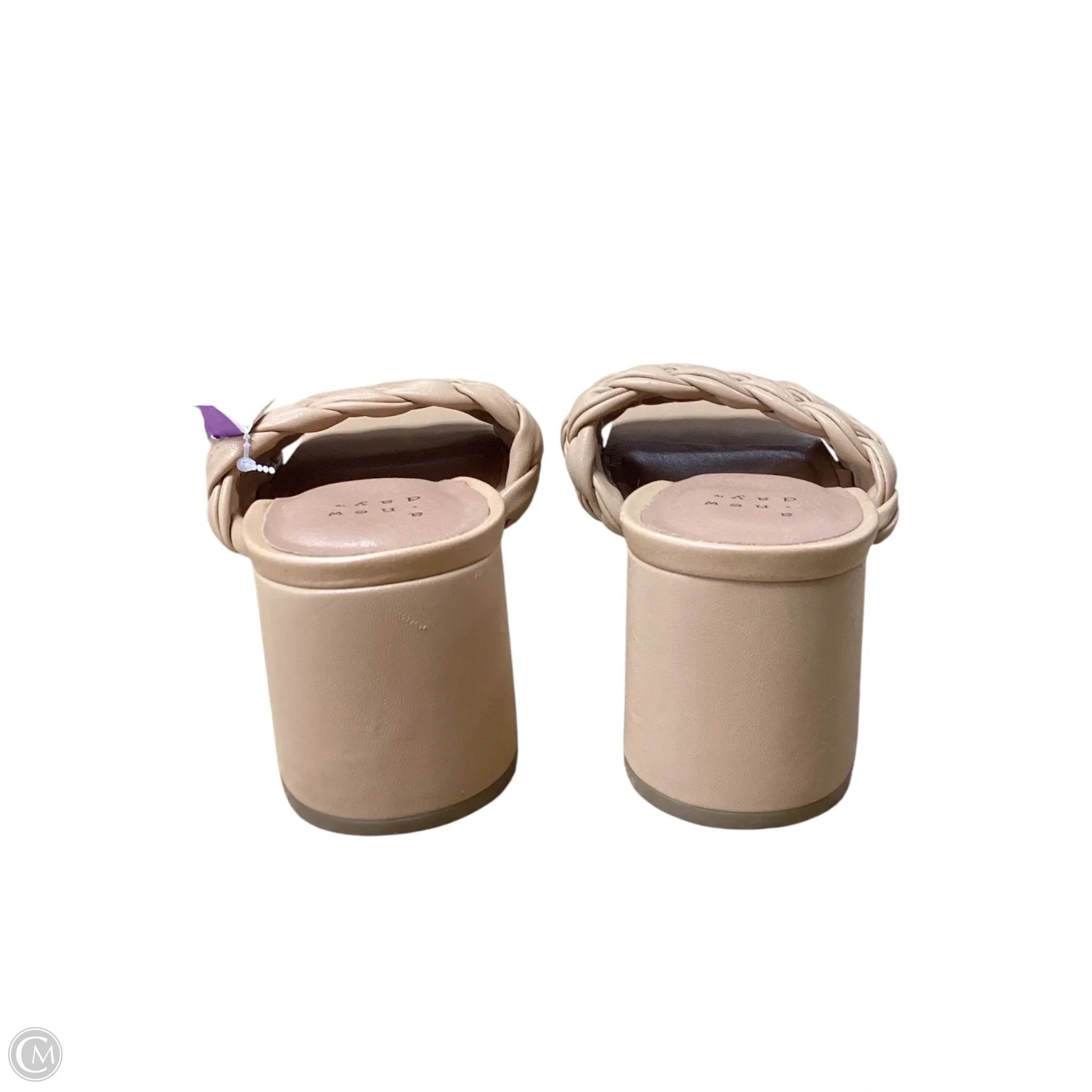 Sandals Heels Block By A New Day In Brown, Size: 6.5