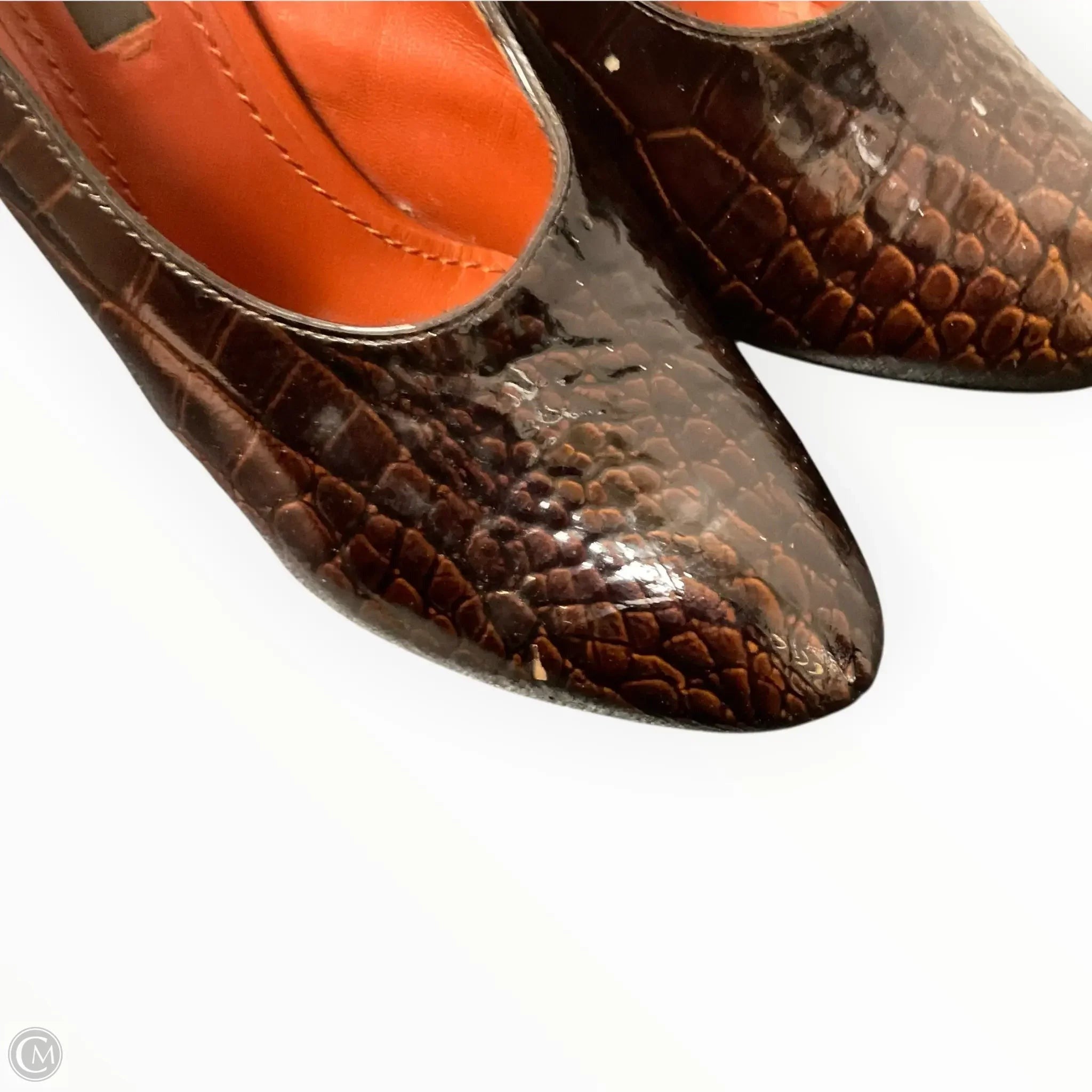 Shoes Luxury Designer By Louis Vuitton In Brown, Size: 6.5