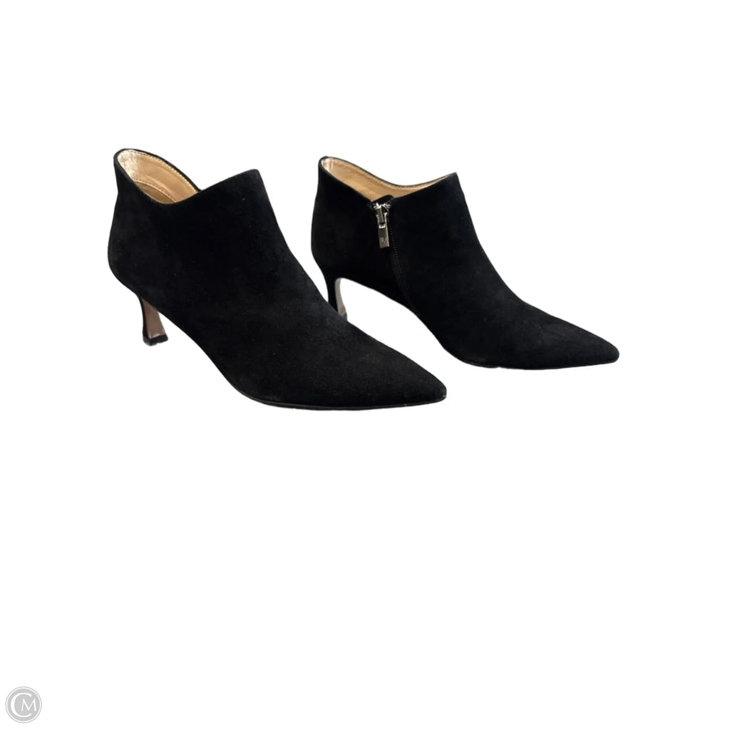 Boots Ankle Heels By Cmb In Black, Size: 7