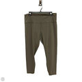 Athletic Leggings By Lululemon In Green, Size: Xxl